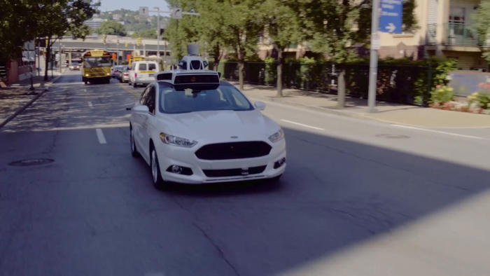 uber self driving Ford autonomous