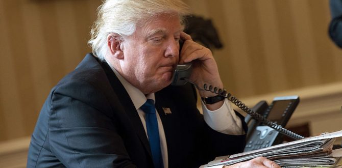 donald trump on phone 670x330 - Trump’s Eavesdropping Allegations: How Do Wiretaps Work?