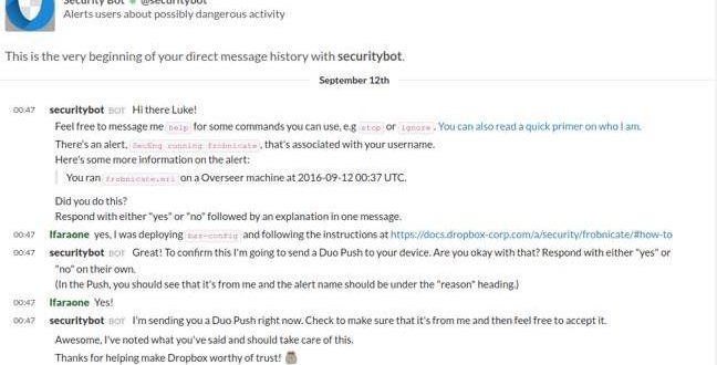dropbox securitybot.jpgx648y348crop1 648x330 - Your future boss? An employee-interrogating bot – it’s an open-source gift from Dropbox