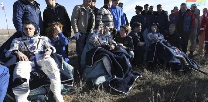 ISS Crew Members 670x330 - ISS Astronauts Land Safely in Kazakhstan After 173 Days in Space