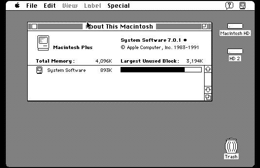 About this Mac from OS 7