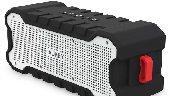 aukey soundtank bluetooth speaker 100685831 large 2 580x330 - 18% off AUKEY SoundTank Bluetooth Water Resistant Speaker with 30-Hour Playtime – DealPost