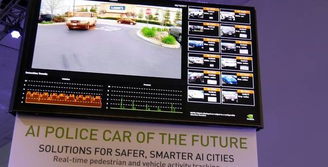 gtc17 cop car big screen 648x330 - Never mind custody decisions, let’s AI up our police cars