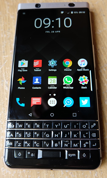 keyone front w350px - Well, hot-diggity-damn, BlackBerry’s KEYone is one hell of a comeback