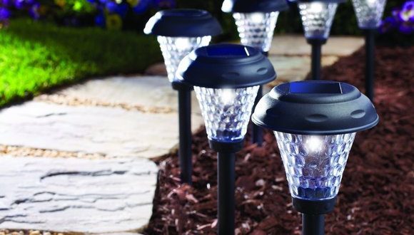 landscape lights 100677195 large 1 580x330 - 43% off Moonrays Solar Weatherproof Outdoor LED Landscape Lights – Deal Alert