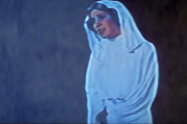 Princess Leia hologram