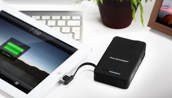 ravpower portable 100676050 large 1 580x330 - 58% off RAVPower Portable Multi-Functional Power Bank with 9000mAh Built-in Apple Lightning Connector and AC Plug – Deal Alert