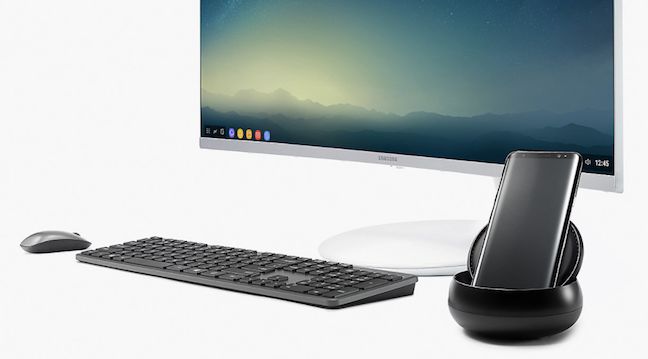 samsung dex docked keyboard screen mouse - DeX Station: Samsung’s Windows-killer is ready for prime time