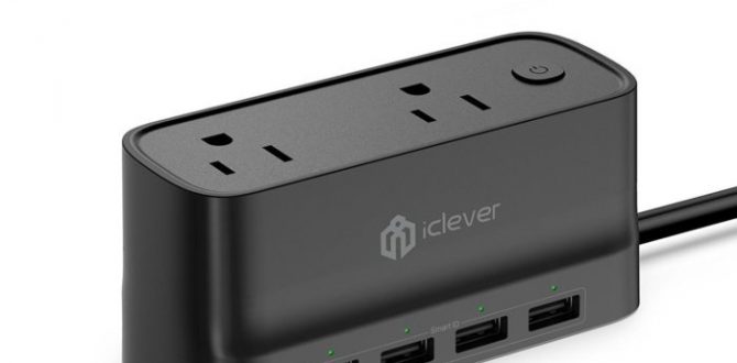 booststrip 100726679 large 2 670x330 - 60% off iClever Travel Power Strip with Surge Protector and 4 USB Ports – Deal Alert