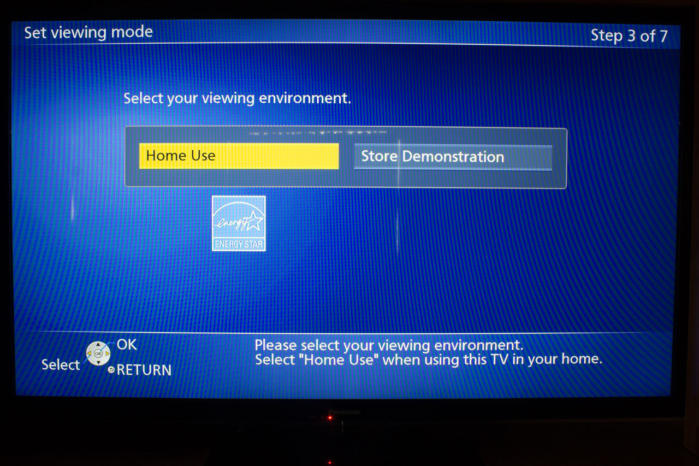 TV display mode